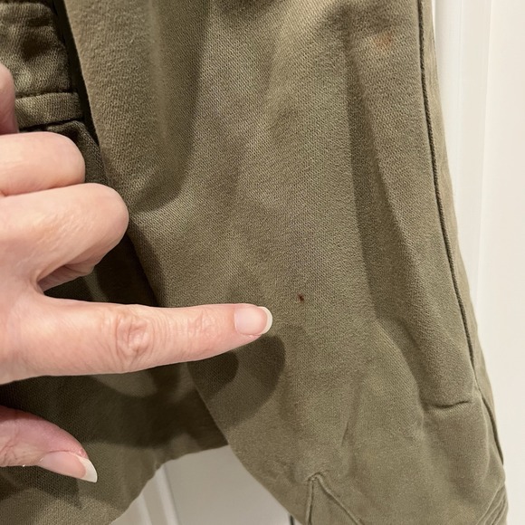 Gwen Stefani Lamb Army Green Military Style Jacket Size 2 Cotton Wool Y2K - Picture 8 of 12